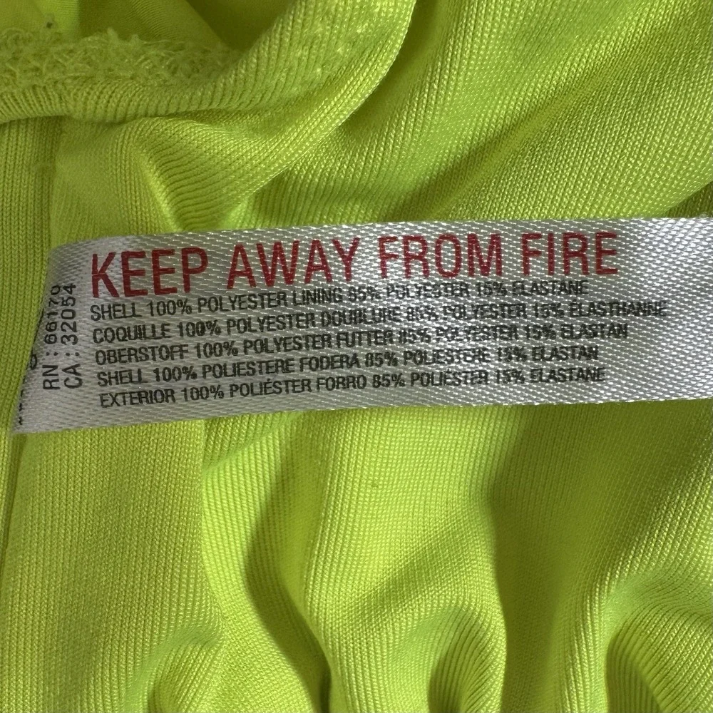 Free People Movement Get Your Flirt On Shorts Size XS Highlight Yellow Neon Gym
